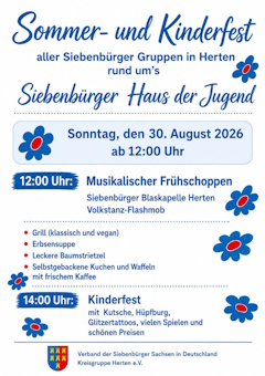Ankündigung Sommerfest